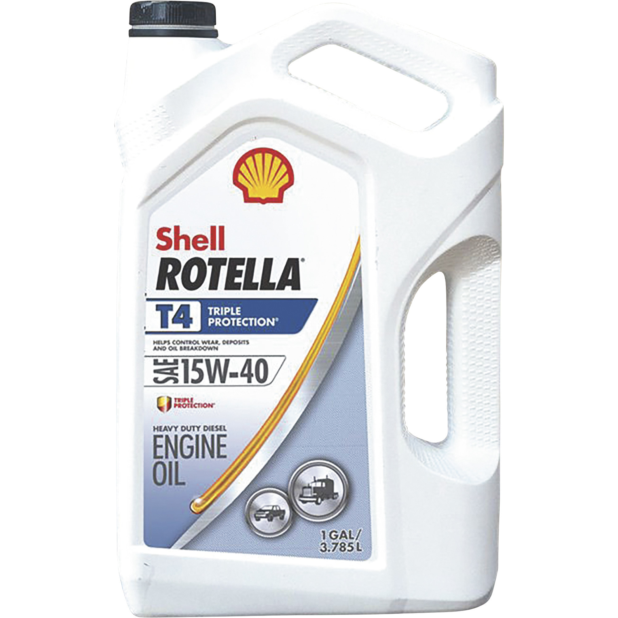 Shell Rotella Rotella Triple Protection Engine Oil, 15W-40, 1 Gal., Model# 550045126
